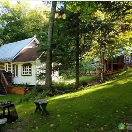 Chalet “Lendemain De Ville” Avec Acces Au Lac Saint Adolphe D'Howard Exterior foto